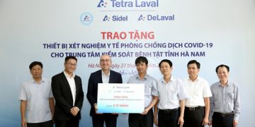 Tetra Pak trao tặng máy xét nghiệm RT-PCR trị giá 2 tỷ đồng cho Trung tâm Kiểm soát bệnh tật tỉnh Hà Nam