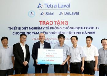 Tetra Pak trao tặng máy xét nghiệm RT-PCR trị giá 2 tỷ đồng cho Trung tâm Kiểm soát bệnh tật tỉnh Hà Nam