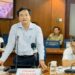 Ông Phan Thống Nhứt - Trưởng Phòng Kinh tế, Hạ tầng và Đô Thị - Phường Bình Lợi Trung phát biểu