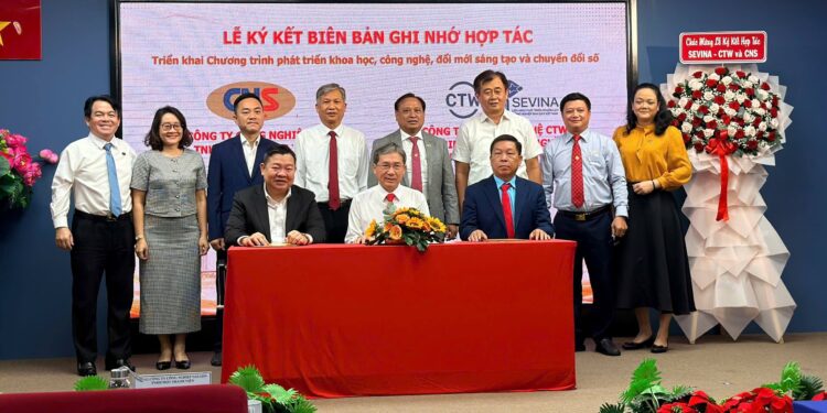 CNS thực hiện các nội dung ký kết với Liên minh Phát triển Nguồn lực Công nghiệp Bán dẫn Việt Nam và Công ty Cổ phần Công nghệ CTW